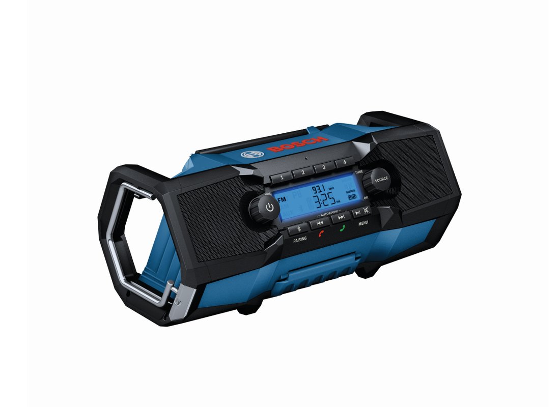 Radio de chantier compacte 18 V avec Bluetooth® 5.0