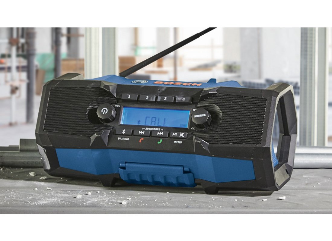 Radio de chantier compacte 18 V avec Bluetooth® 5.0