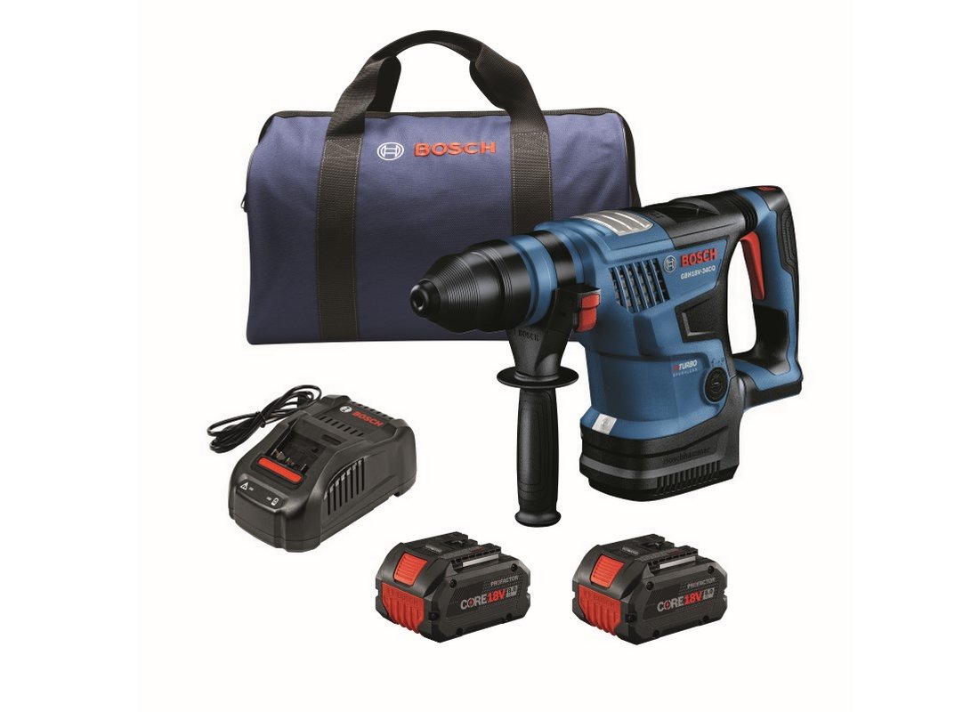 PROFACTOR 18V Connected-Ready SDS-plus® Bulldog™ 1-1/4 In. Rotary Hammer with (2) CORE18V 8.0 Ah PROFACTOR Performance Batteries