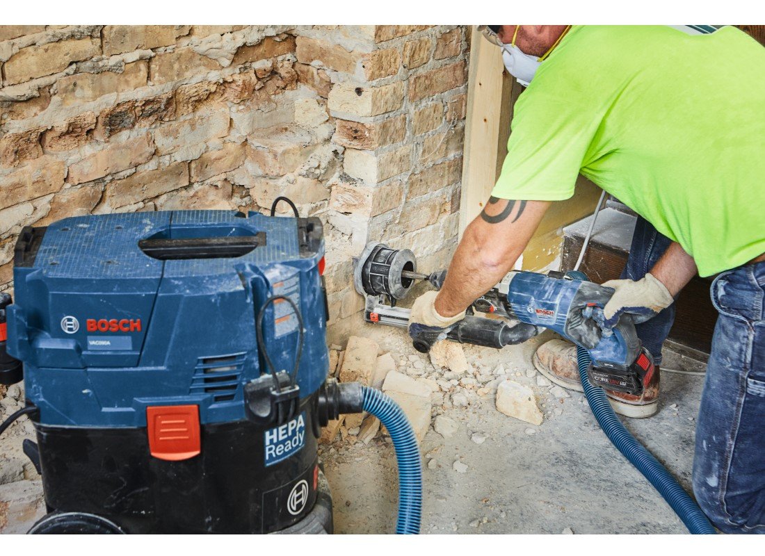 18V Brushless Connected-Ready SDS-plus® Bulldog™ 1-1/8 In. Rotary Hammer Kit with (2) CORE18V 8.0 Ah PROFACTOR Performance Batteries