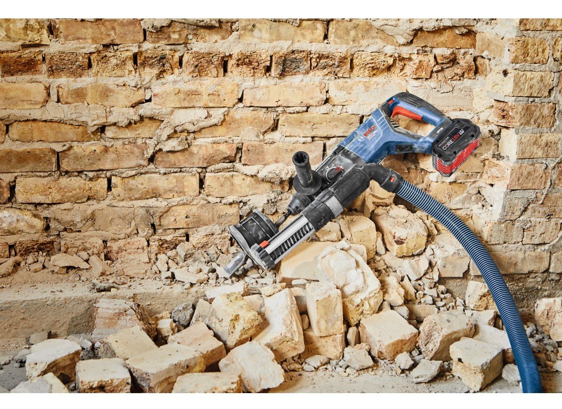 18V Brushless Connected-Ready SDS-plus® Bulldog™ 1-1/8 In. Rotary Hammer Kit with (2) CORE18V 8.0 Ah PROFACTOR Performance Batteries