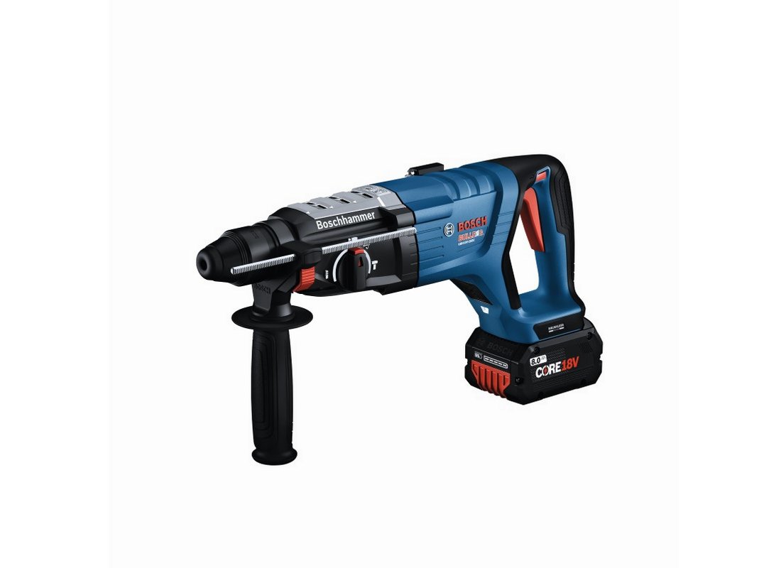 Ensemble marteau perforateur Bulldog™ SDS-plus® de 18 V Connected-Ready sans balais de 1-1/8 po avec (2) batteries Performance PROFACTOR CORE18V 8.0 Ah