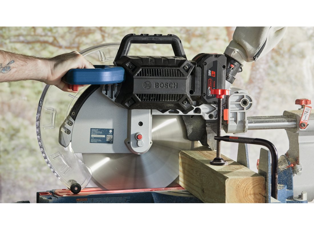 PROFACTOR™ 18V 12 In. Dual-Bevel Slide Miter Saw Kit with (1) CORE18V® 8 Ah High Power Battery