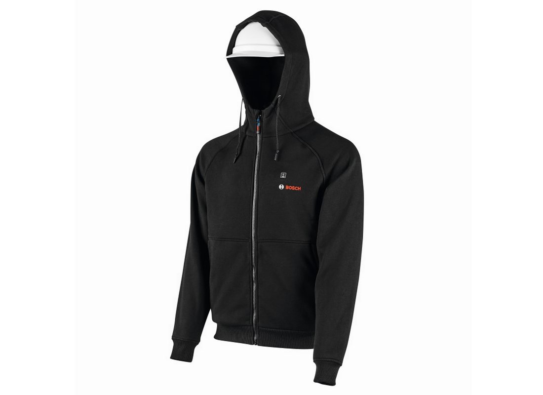 Ensemble veste à capuche chauffante 12 V Max avec adaptateur d’alimentation portatif - Taille L