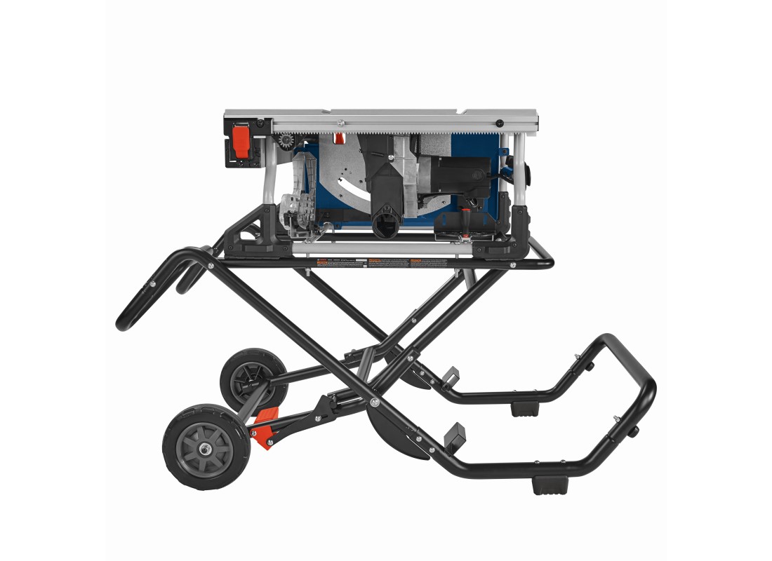 10 In. Jobsite Table Saw with Gravity-Rise Wheeled Stand