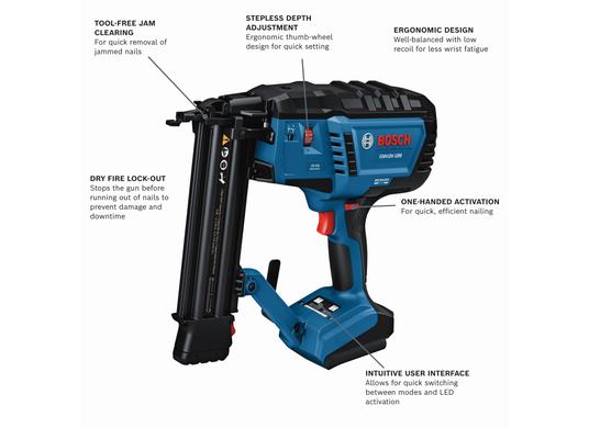 18V Brushless 18-Gauge Brad Nailer (Bare Tool)