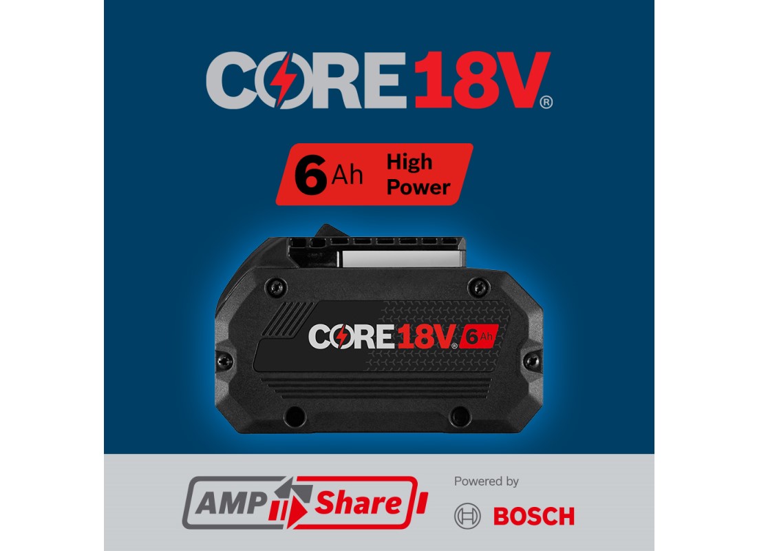 18V CORE18V® Lithium-Ion 6 Ah High Power Battery, 2-Pack