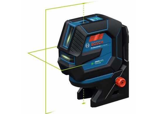 3.7V Green-Beam Self-Leveling Cross-Line Laser with Plumb Points and Li-Ion Battery