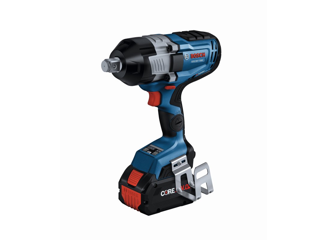 PROFACTOR™ 18V Connected-Ready 3/4 In. High Torque Impact Wrench Kit with Friction Ring and Thru-Hole and (2) CORE18V® 8 Ah Batteries