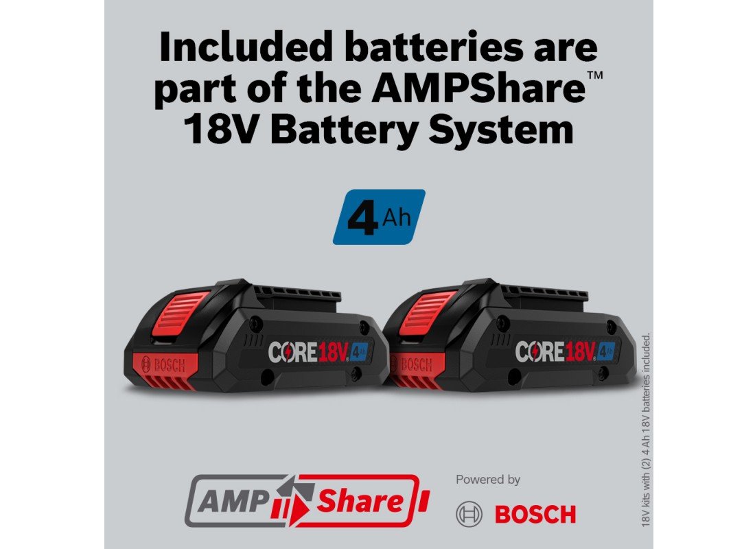 Clé à chocs 18V de 3/8 po avec bague de friction et (2) batteries Advanced Power CORE18V® 4 Ah