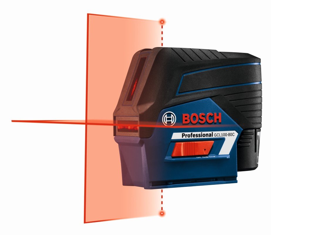 Laser croix 12 V Max connecté avec points d’aplomb