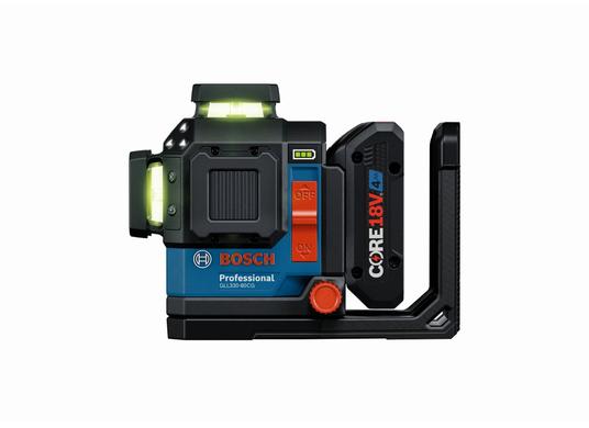 18V 360º Connected Green-Beam Three-Plane Leveling and Alignment Laser with (1) 4 Ah Battery