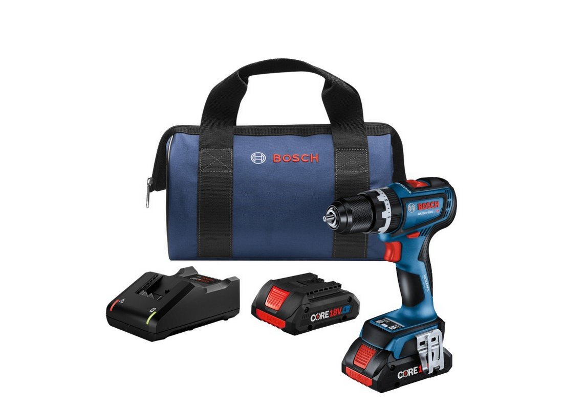 1/2 In. Brushless Connected-Ready Hammer Drill/Driver Kit with (2) CORE18V® 4 Ah Advanced Power Batteries