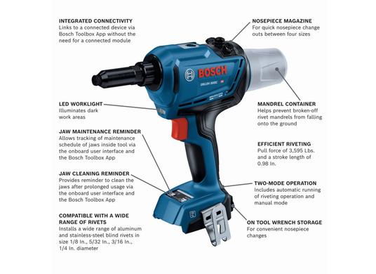 18V Brushless Connected Rivet Tool (Bare Tool)