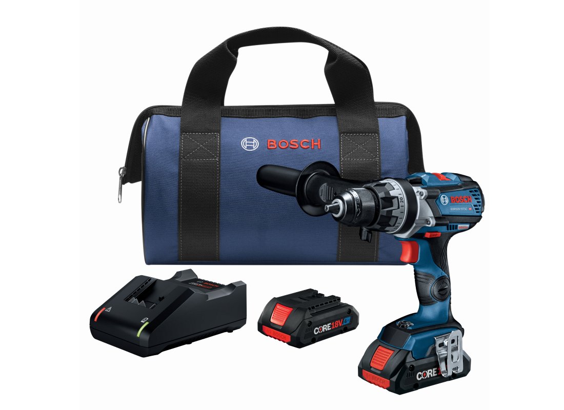 18V Brushless Connected-Ready 1/2 In. Drill/Driver Kit with (2) CORE18V 4 Ah Advanced Power Batteries