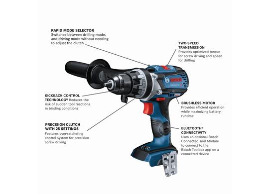 18V Brushless Connected-Ready 1/2 In. Drill/Driver (Bare Tool)