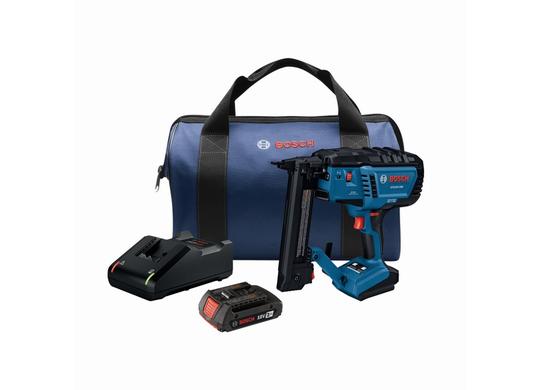 18V Brushless 18-Gauge Narrow Crown Stapler Kit with (1) 2 Ah Standard Power Battery