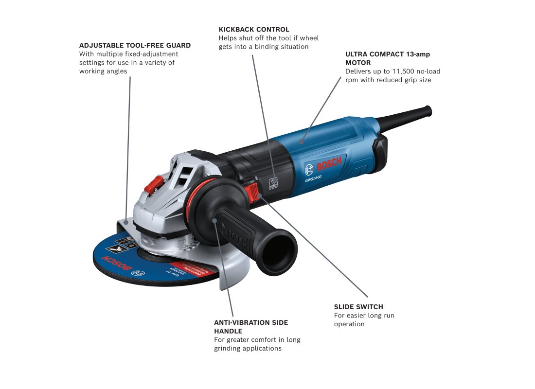 6 In. Angle Grinder