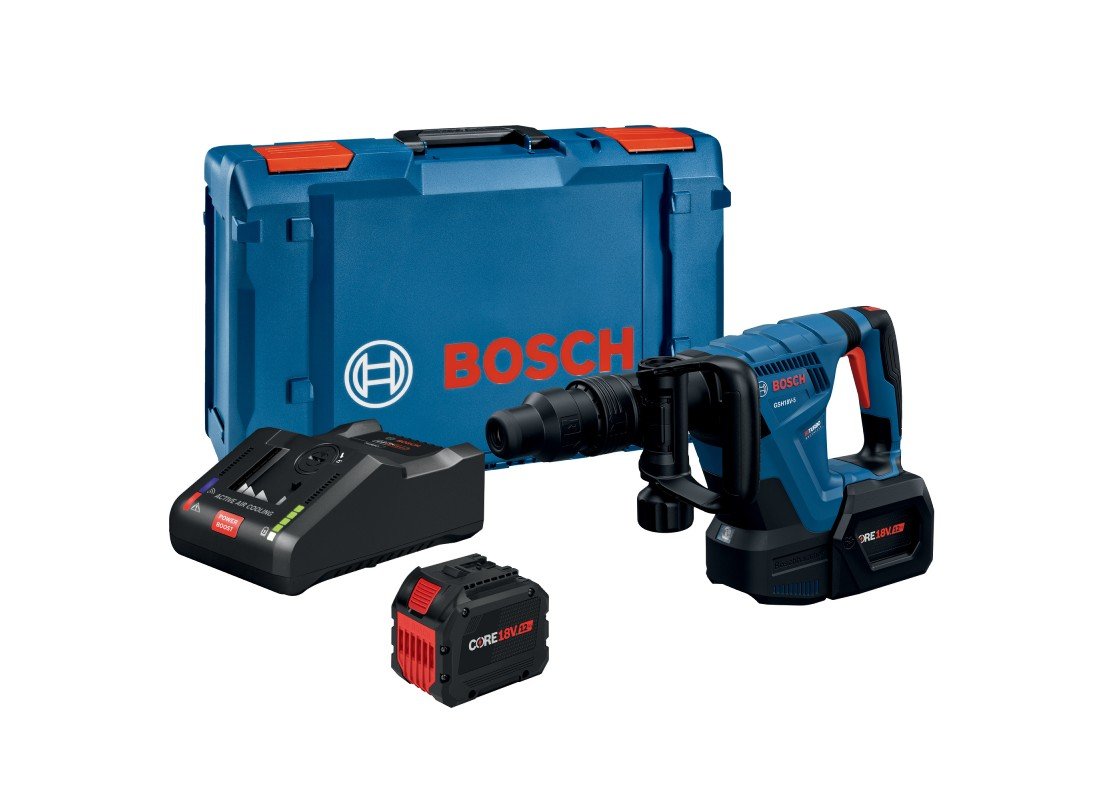 PROFACTOR™ SDS-max® Demolition Hammer with L-Boxx-2 and (2) 12 Ah PROFACTOR™ Batteries