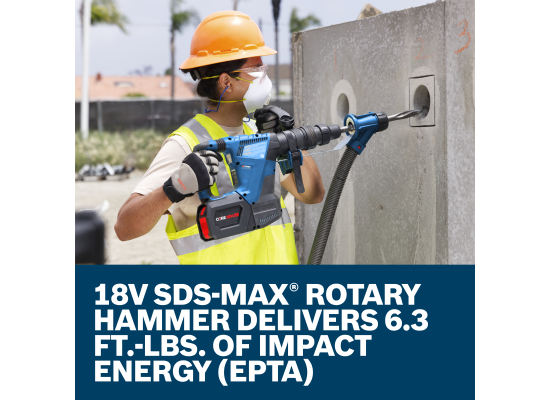 PROFACTOR™ SDS-max® Demolition Hammer with L-Boxx-2 and (2) 12 Ah PROFACTOR™ Batteries