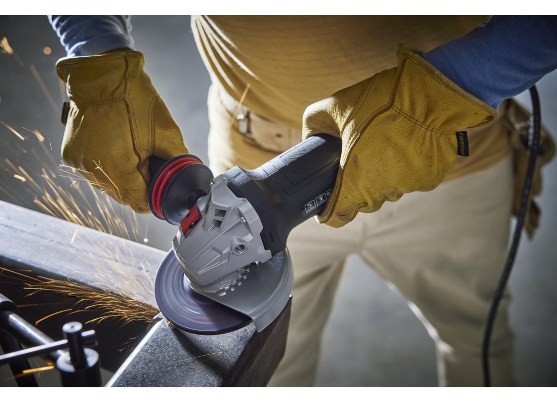 5 In. Angle Grinder with Brake and No Lock-On Paddle Switch