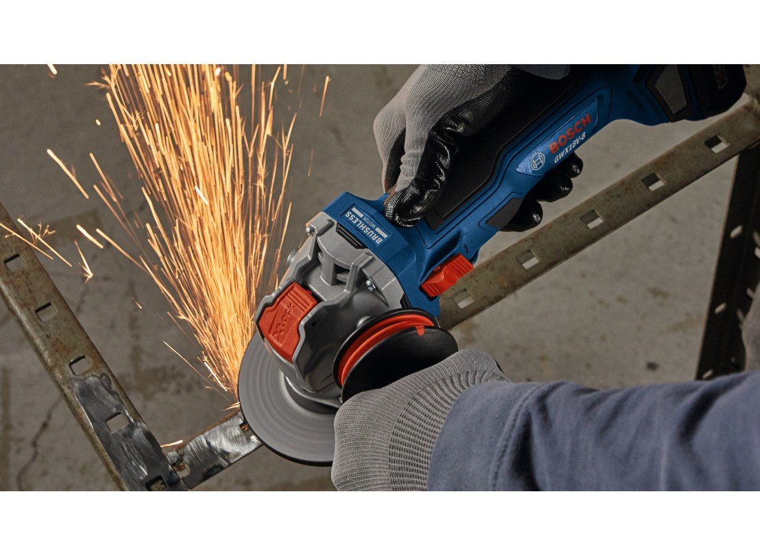 18V X-LOCK Brushless 4-1/2 In. Angle Grinder with Slide Switch (Bare Tool)