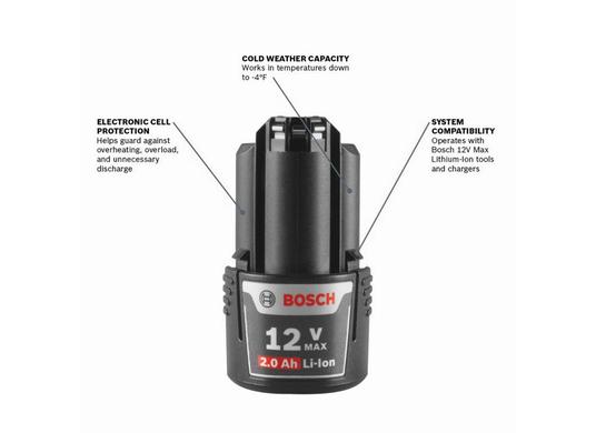 Batterie Li-Ion 12 V 2,0 Ah - boîtier à coque