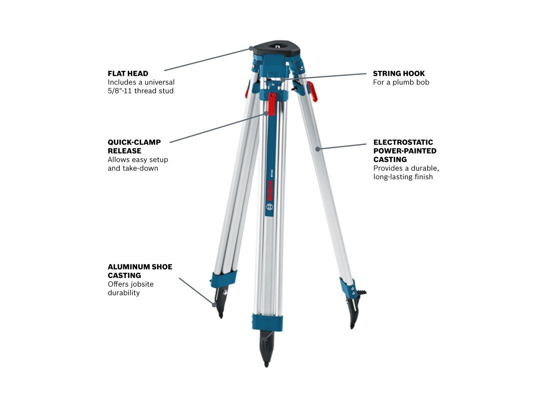 63 In. Aluminum Contractors' Tripod