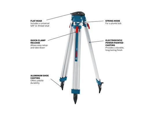 63 In. Aluminum Contractors' Tripod