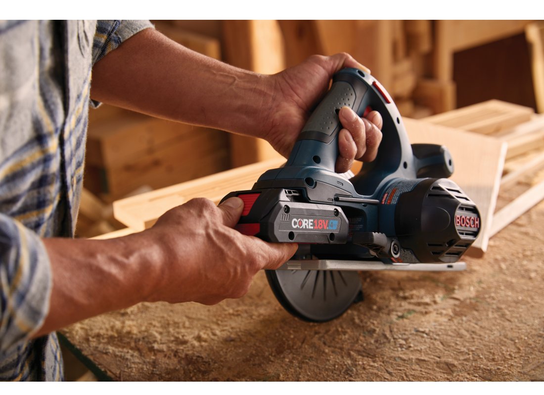 18V 6-1/2 In. Blade-Left Circular Saw Kit with (1) CORE18V® 4 Ah Advanced Power Battery