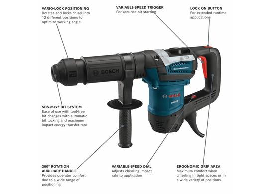 10 Amp SDS-max® Demolition Hammer