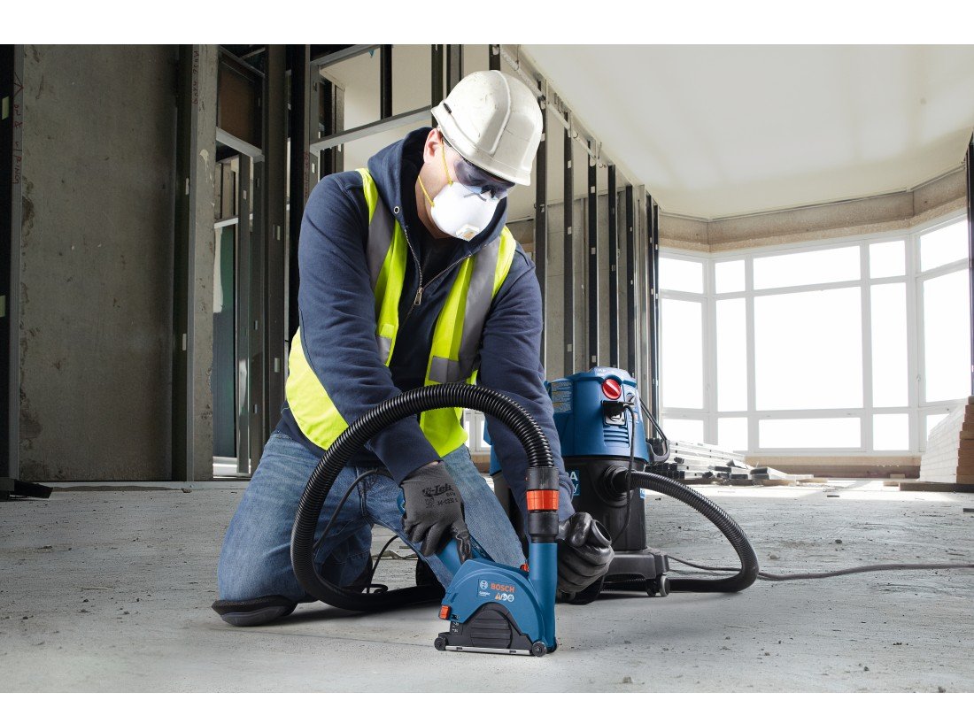 4-1/2 In. to 5 In. Small Angle Grinder Dust Collection Attachment