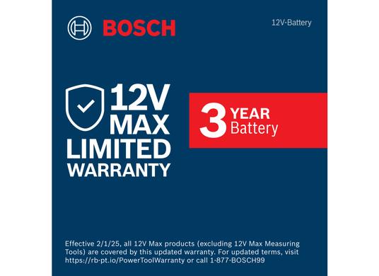 Bosch Batterie Lithium-Ion 12 V Max de 6,0 Ah