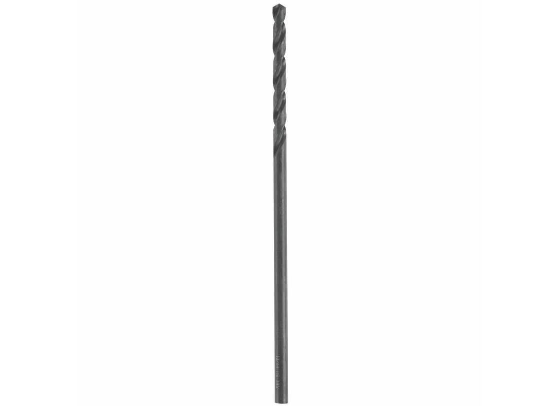 3/16 In. x 6 In. Extra Length Aircraft Black Oxide Drill Bit Bosch BL2639