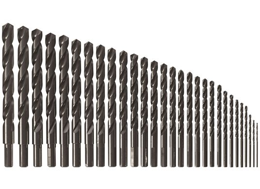 29 pc. Black Oxide Metal Drill Bit Set