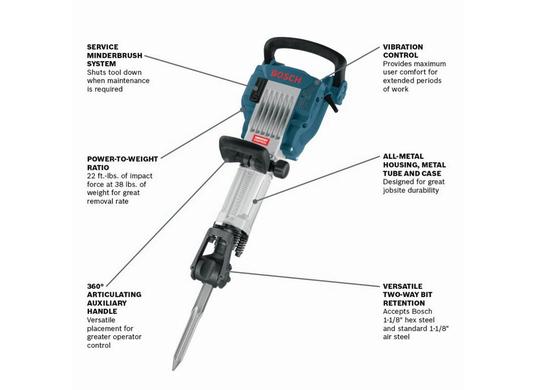 Jack 35 Lb. 1-1/8 In. Hex Breaker Hammer