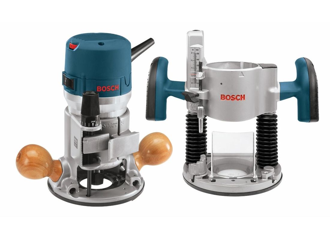 Toupie à base fixe et en plongée de 2,25 HP Bosch 1617EVSPK