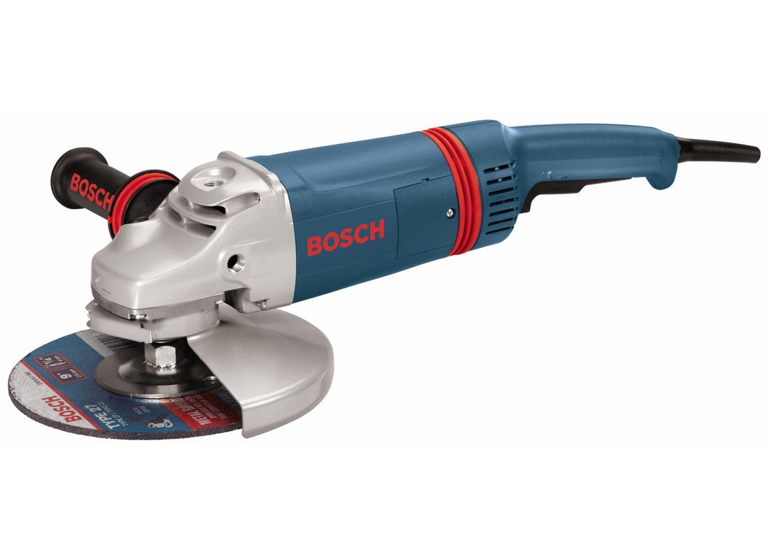 9 In. 15 A Large Angle Grinder with Rat Tail Handle Bosch 1893-6