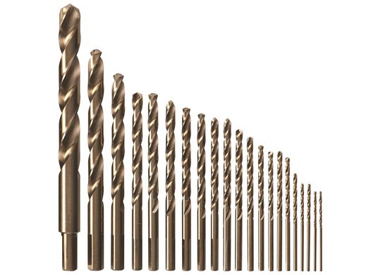 21 pc. Cobalt Metal Drill Bit Set