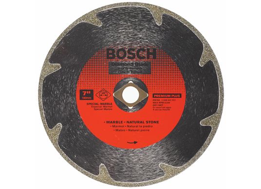 7 In. Premium Plus Continuous Rim Diamond Blade for Clean Cuts