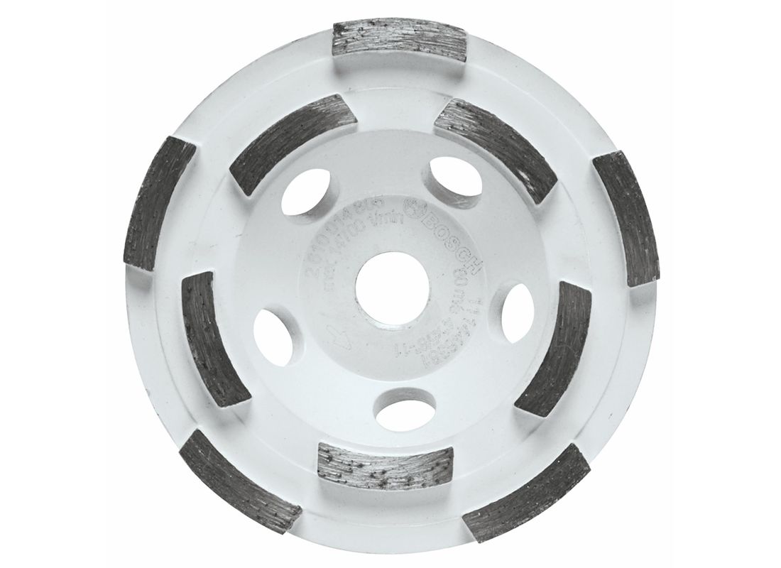 4 In. Double Row Segmented Diamond Cup Wheel Bosch DC410H