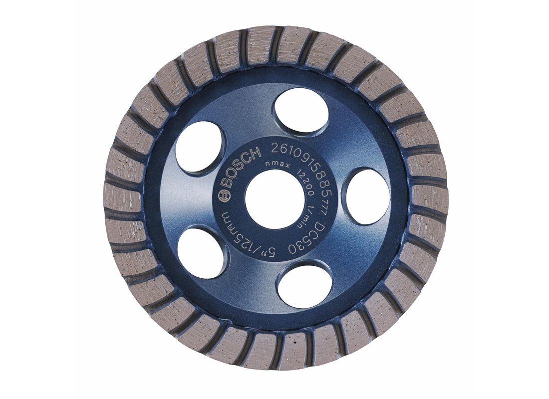 5 In. Turbo Row Diamond Cup Wheel for Finishing Bosch DC530