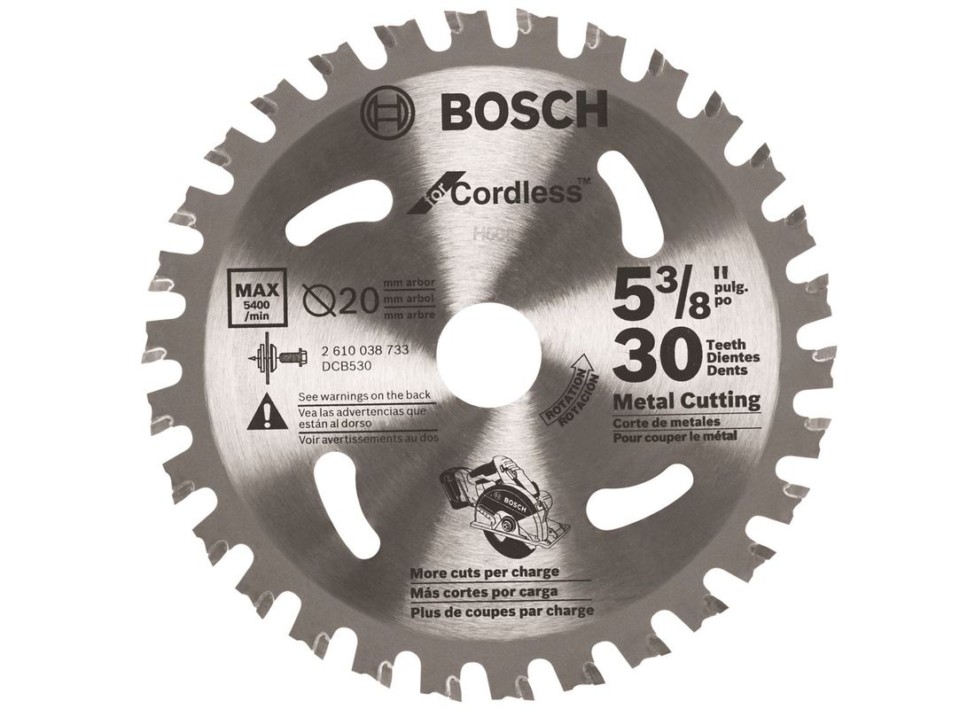 5-3/8 In. x 30 Teeth Metal Cutting Blade for Cordless Bosch DCB530