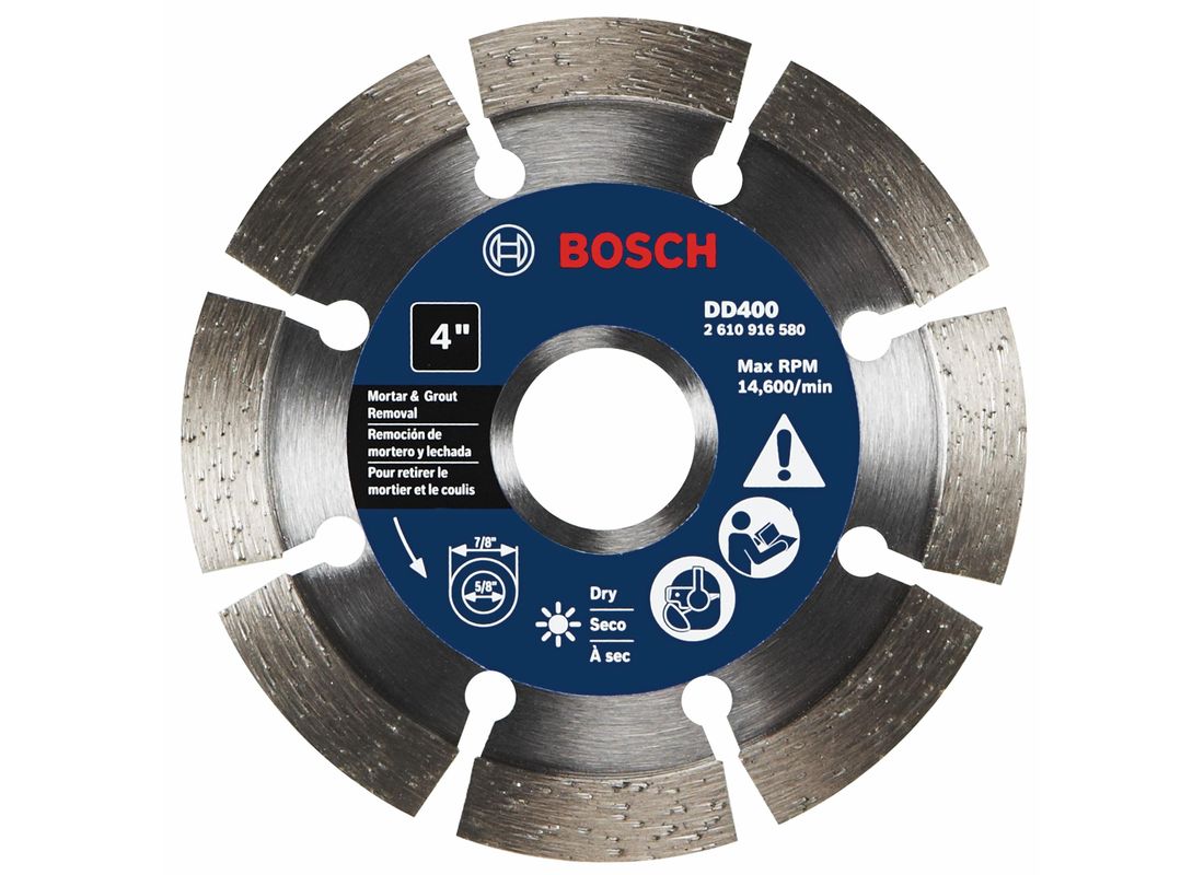 Disque à déjointoyer segmenté premium de 4 po Bosch DD400