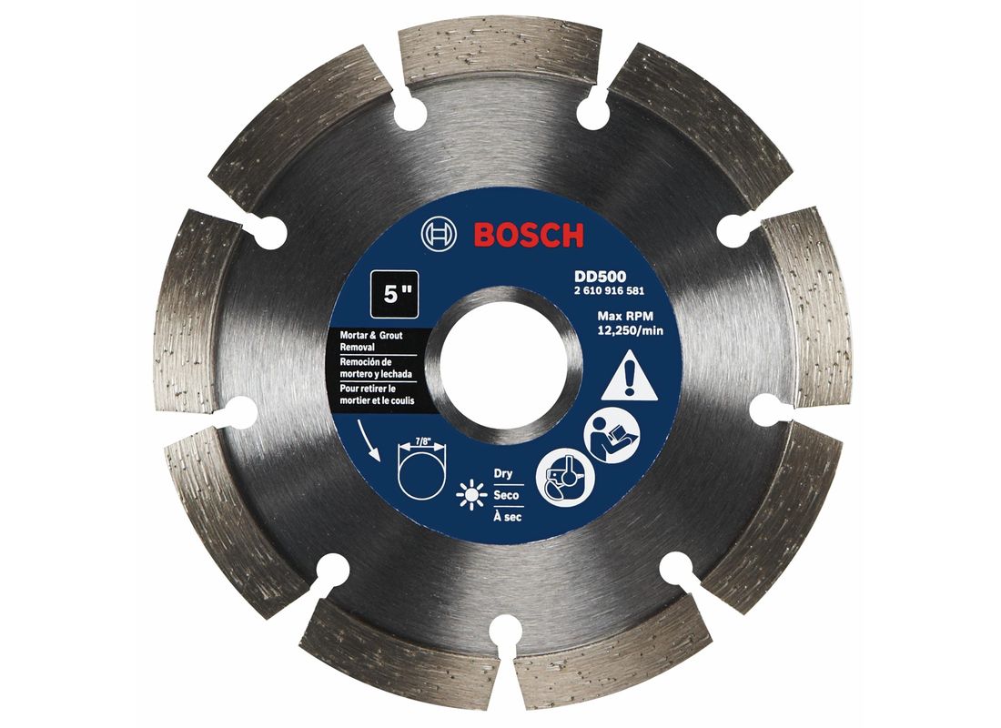 Disque à déjointoyer segmenté premium de 5 po Bosch DD500