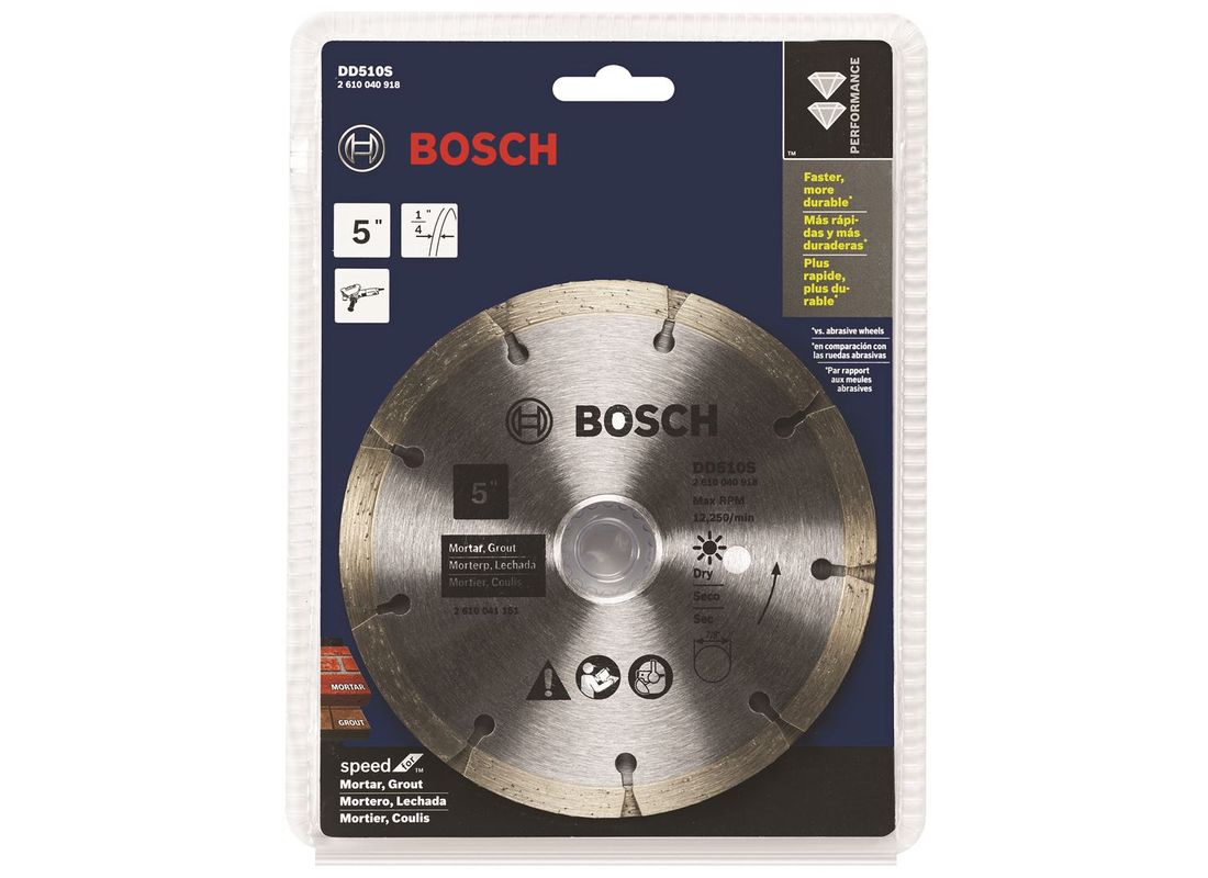 Disque à déjointoyer sandwich standard de 5 po Bosch DD510S