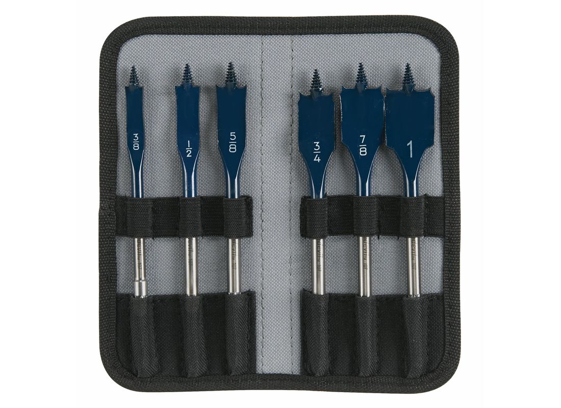 6 pc. Daredevil™ Standard Spade Bit Set in Pouch Bosch DSB5006P