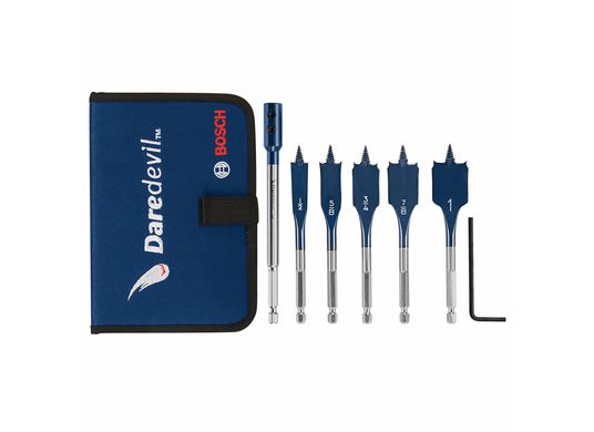 6 pc. Daredevil™ Stubby Length Spade Bit Set