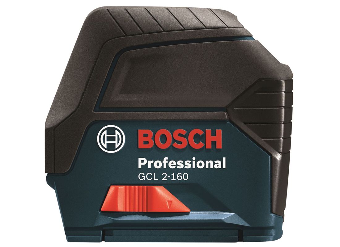 Laser en croix à nivellement automatique avec points d’aplomb et coffret de transport L-BOXX® Bosch GCL 2-160 + LR 6