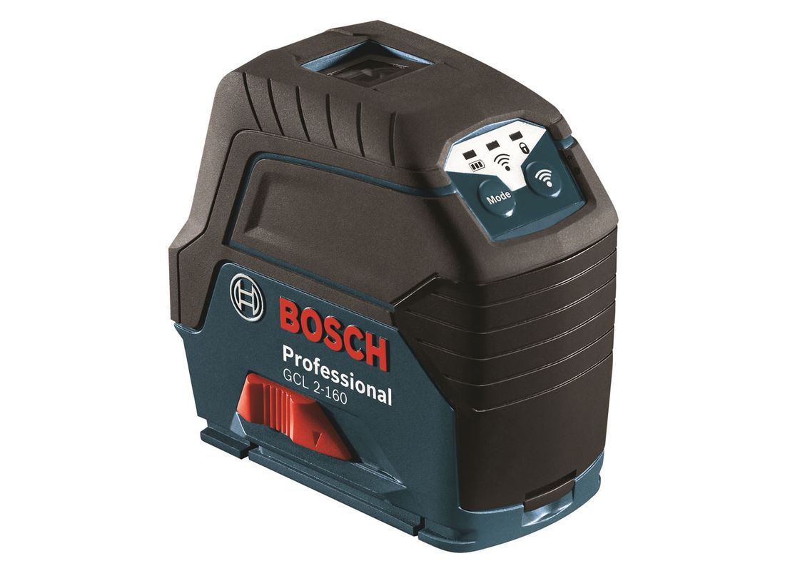 Laser en croix à nivellement automatique avec points d’aplomb et coffret de transport L-BOXX® Bosch GCL 2-160 + LR 6